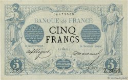 5 Francs NOIR FRANCE  1873 F.01.22 TTB