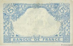 5 Francs BLEU FRANCE  1915 F.02.28 TTB+