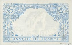5 Francs BLEU FRANKREICH  1915 F.02.33 VZ