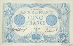 5 Francs BLEU FRANCE  1916 F.02.40 SUP