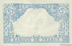 5 Francs BLEU FRANKREICH  1916 F.02.40 VZ