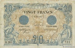 20 Francs NOIR FRANKREICH  1875 F.09.02 fS