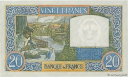 20 Francs TRAVAIL ET SCIENCE FRANCIA  1940 F.12.11 AU