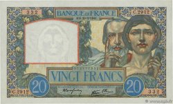 20 Francs TRAVAIL ET SCIENCE  FRANCE  1941 F.12.12