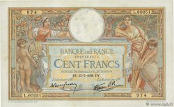 100 Francs LUC OLIVIER MERSON type modifié FRANCIA  1938 F.25.26 BB