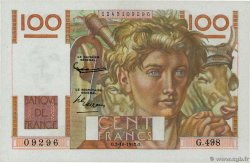 100 Francs JEUNE PAYSAN FRANCIA  1952 F.28.34 FDC