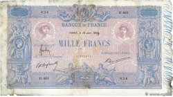 1000 Francs BLEU ET ROSE FRANCE  1903 F.36.17 B+