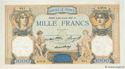 1000 Francs CÉRÈS ET MERCURE FRANCE  1937 F.37.10 VF+