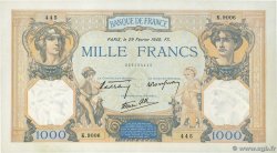 1000 Francs CÉRÈS ET MERCURE type modifié FRANCE  1940 F.38.43 pr.SPL