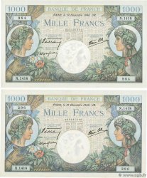 1000 Francs COMMERCE ET INDUSTRIE Lot FRANCE  1940 F.39.03 SUP+