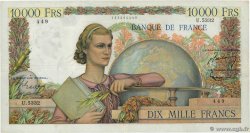 10000 Francs GÉNIE FRANÇAIS FRANCE  1953 F.50.67 TTB