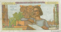 10000 Francs GÉNIE FRANÇAIS FRANCIA  1954 F.50.71 BC+