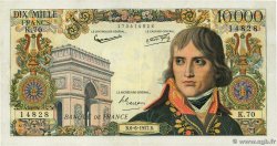 10000 Francs BONAPARTE FRANCIA  1957 F.51.08 q.BB