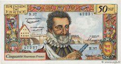 50 Nouveaux Francs HENRI IV FRANCIA  1959 F.58.04 MBC
