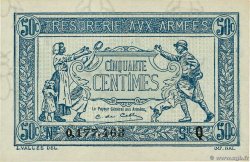 50 Centimes TRÉSORERIE AUX ARMÉES 1917 FRANCE  1917 VF.01.17 NEUF