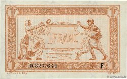 1 Franc TRÉSORERIE AUX ARMÉES 1917 FRANCE  1917 VF.03.06 pr.NEUF