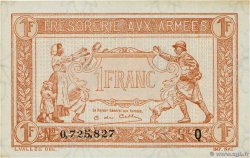 1 Franc TRÉSORERIE AUX ARMÉES 1919 FRANCE  1919 VF.04.04 UNC-
