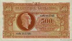 500 Francs MARIANNE fabrication anglaise FRANCE  1945 VF.11.03
