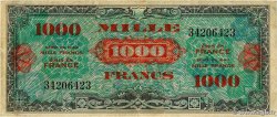 1000 Francs DRAPEAU FRANCIA  1944 VF.22.01 BC
