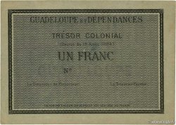 1 Franc  GUADELOUPE  1909 P.01A XF