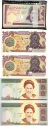 100 et 1000 Rials Lot IRAN  1985 P.118b, P.140f et P.143b ST