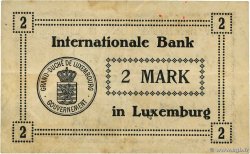 2 Mark LUXEMBOURG  1914 P.07 VF