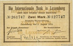 2 Mark LUXEMBOURG  1914 P.07 SUP