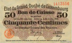 50 Centimes LUXEMBOURG  1919 P.26 TTB