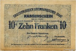 10 Francs LUXEMBOURG  1919 P.30 pr.B