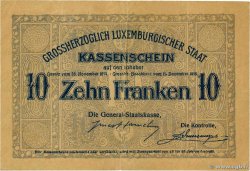 10 Francs LUXEMBOURG  1919 P.30 TTB