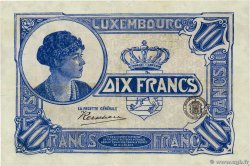 10 Francs LUXEMBURG  1923 P.34 fVZ
