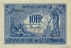 10 Francs LUXEMBOURG  1923 P.34 XF+