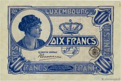 10 Francs LUXEMBOURG  1923 P.34 SUP+
