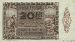 20 Francs Essai LUXEMBURG  1929 P.37s VZ
