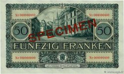 50 Francs Spécimen LUXEMBOURG  1932 P.38s pr.NEUF