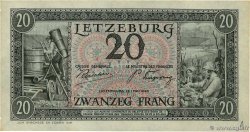 20 Frang Non émis LUXEMBOURG  1940 P.41A XF