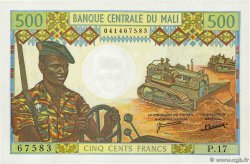 500 Francs MALI  1973 P.12d AU