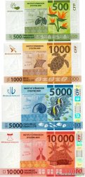 500 au 10000 Francs Lot FRENCH PACIFIC TERRITORIES  2014 P.05 au P.08