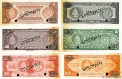 1 à 1000 Dollars Spécimen RÉPUBLIQUE DOMINICAINE  1975 P.108s au P.110s et P.112s, P.113s, P.115s EBC