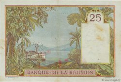 25 Francs REUNION ISLAND  1944 P.23 VF+