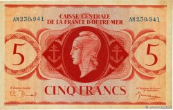 5 Francs ÎLE DE LA RÉUNION  1944 P.36 SUP