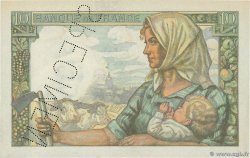 10 Francs MINEUR Spécimen FRANCE  1941 F.08.01Spn pr.NEUF