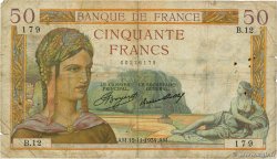 50 Francs CÉRÈS FRANCE  1934 F.17.01