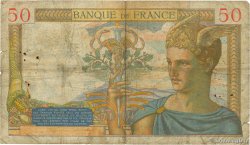 50 Francs CÉRÈS FRANKREICH  1934 F.17.01 SGE