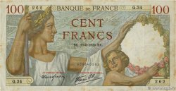 100 Francs SULLY FRANCE  1939 F.26.01