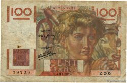 100 Francs JEUNE PAYSAN Favre-Gilly FRANCE  1947 F.28ter.01