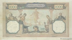 1000 Francs CÉRÈS ET MERCURE FRANCE  1927 F.37.01 VF+