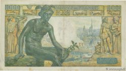1000 Francs DÉESSE DÉMÉTER FRANKREICH  1943 F.40.38 SS