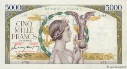 5000 Francs VICTOIRE Impression à plat FRANKREICH  1941 F.46.30 fST