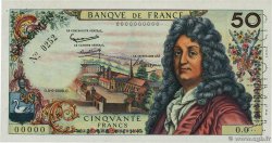 50 Francs RACINE Spécimen FRANCIA  1962 F.64.01Spn EBC+